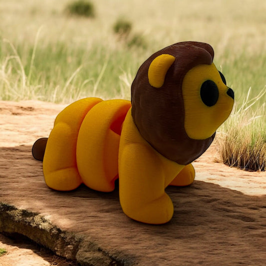 3D Printed Baby Lion Fidget Toy — view 2