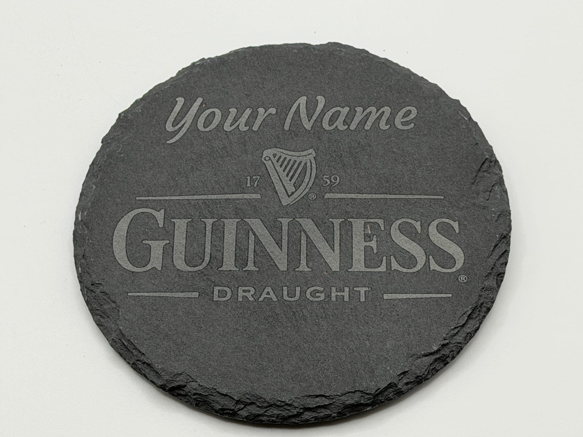 Personalised Guinness Slate Coaster