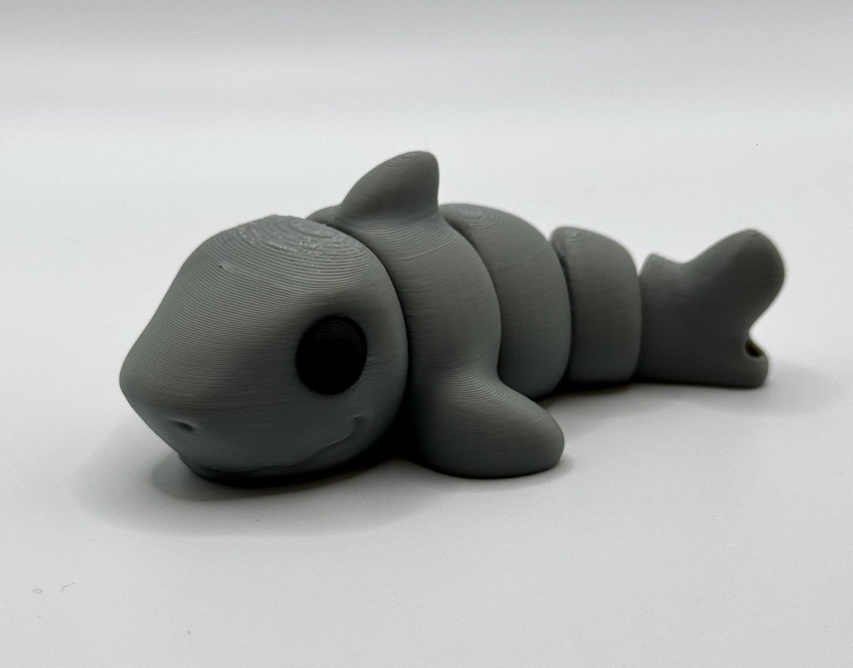Articulated shark keyring
