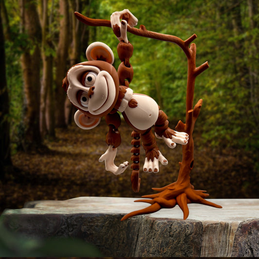 Cute Articulating Monkey Fidget Toy