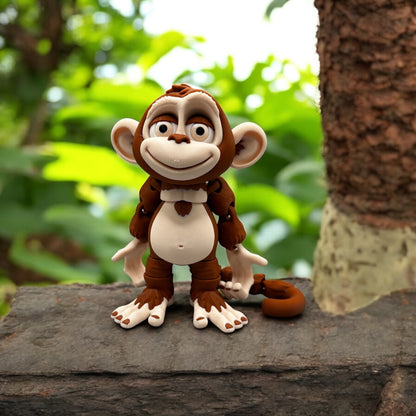 Cute Articulating Monkey Fidget Toy