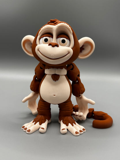 Cute Articulating Monkey Fidget Toy