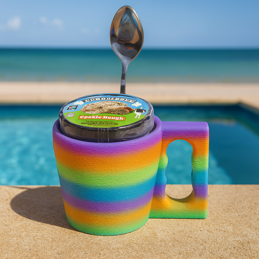 3D Printed Ice Cream Pint Holder