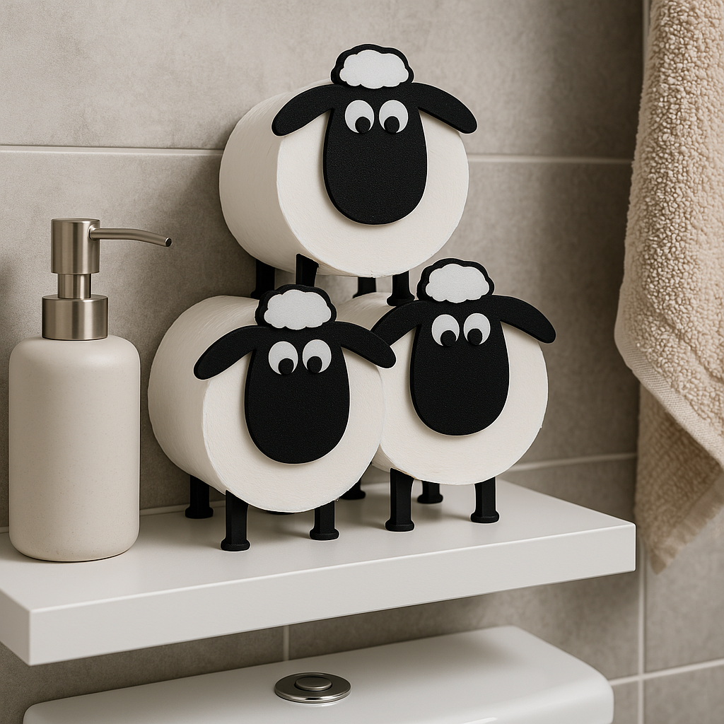 Funny Sheep Toilet Paper Roll Holder