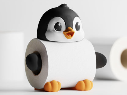 Tuxo the Penguin Toilet Roll Holder