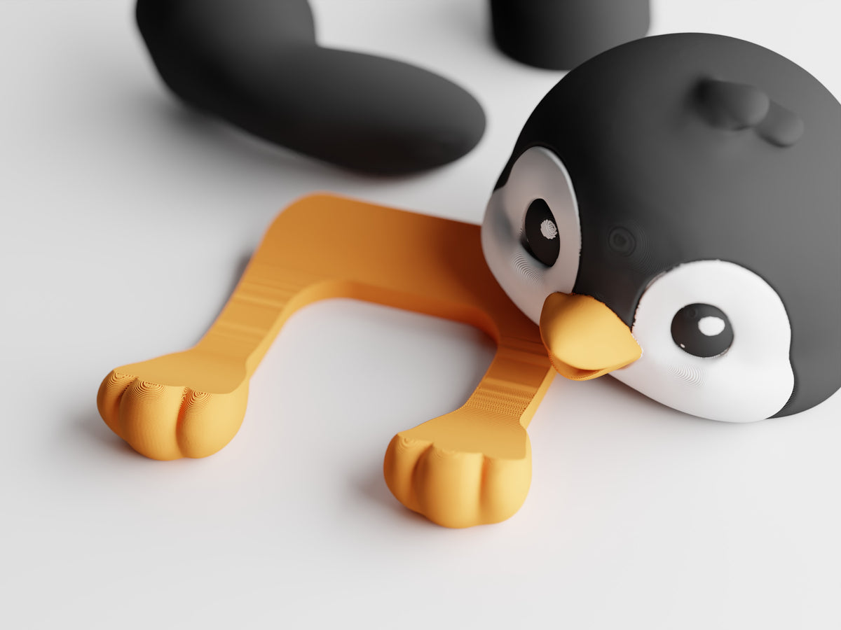 Tuxo the Penguin Toilet Roll Holder
