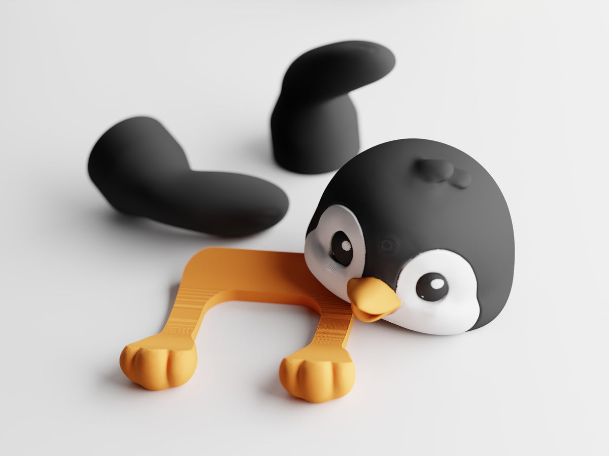 Tuxo the Penguin Toilet Roll Holder