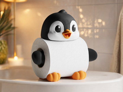 Penguin Toilet Roll Holder - Tuxo