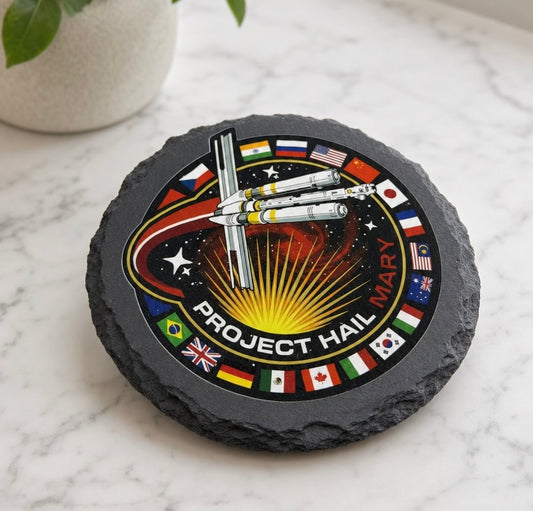Project Hail Mary Slate Coaster