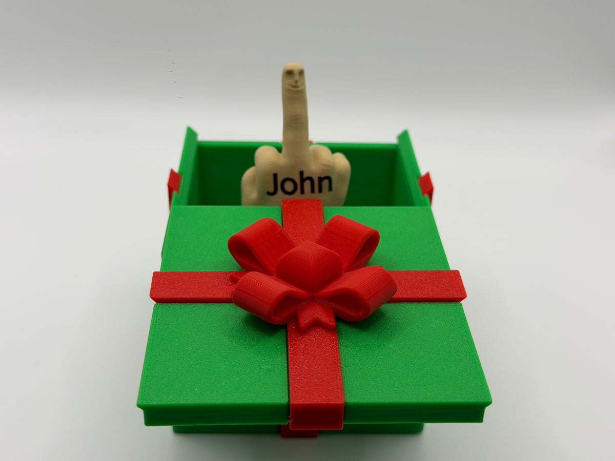Pop-up pointy finger gift box – cheeky joke gift