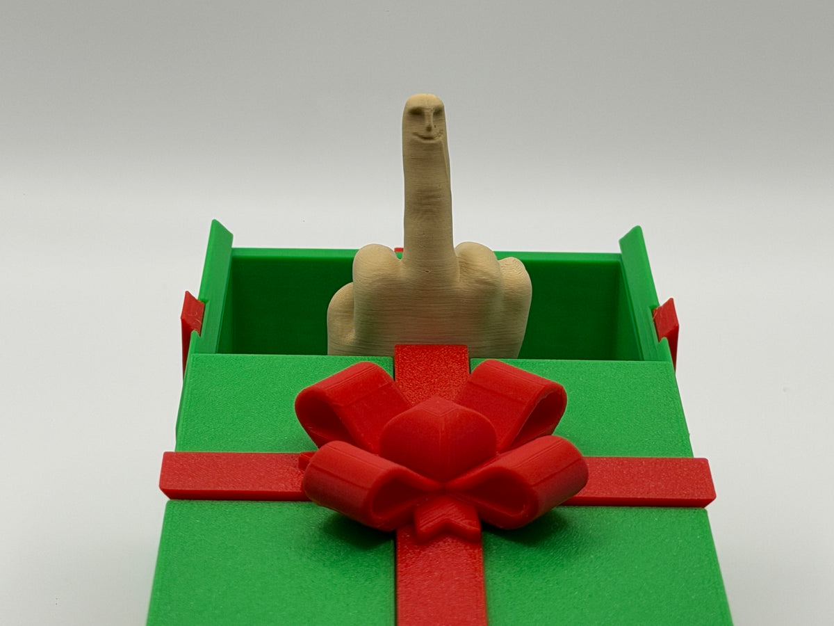 Cheeky pop-up gift box – joke present