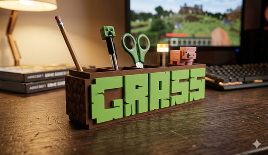 Personalised Pixel Name Pen Holder