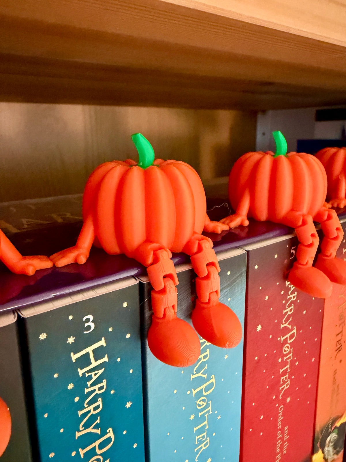 Articulated Pumpkin Set of 4 (Shelf Sitter)