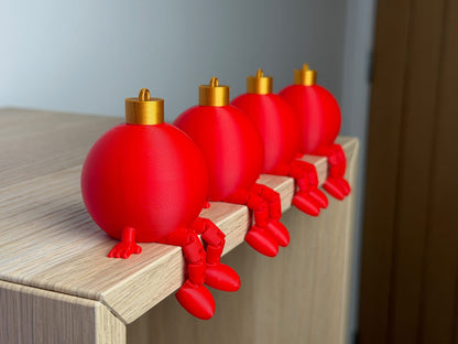 Christmas Baubles with Articulated Legs — view 2