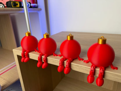 Christmas Baubles with Articulated Legs — view 3
