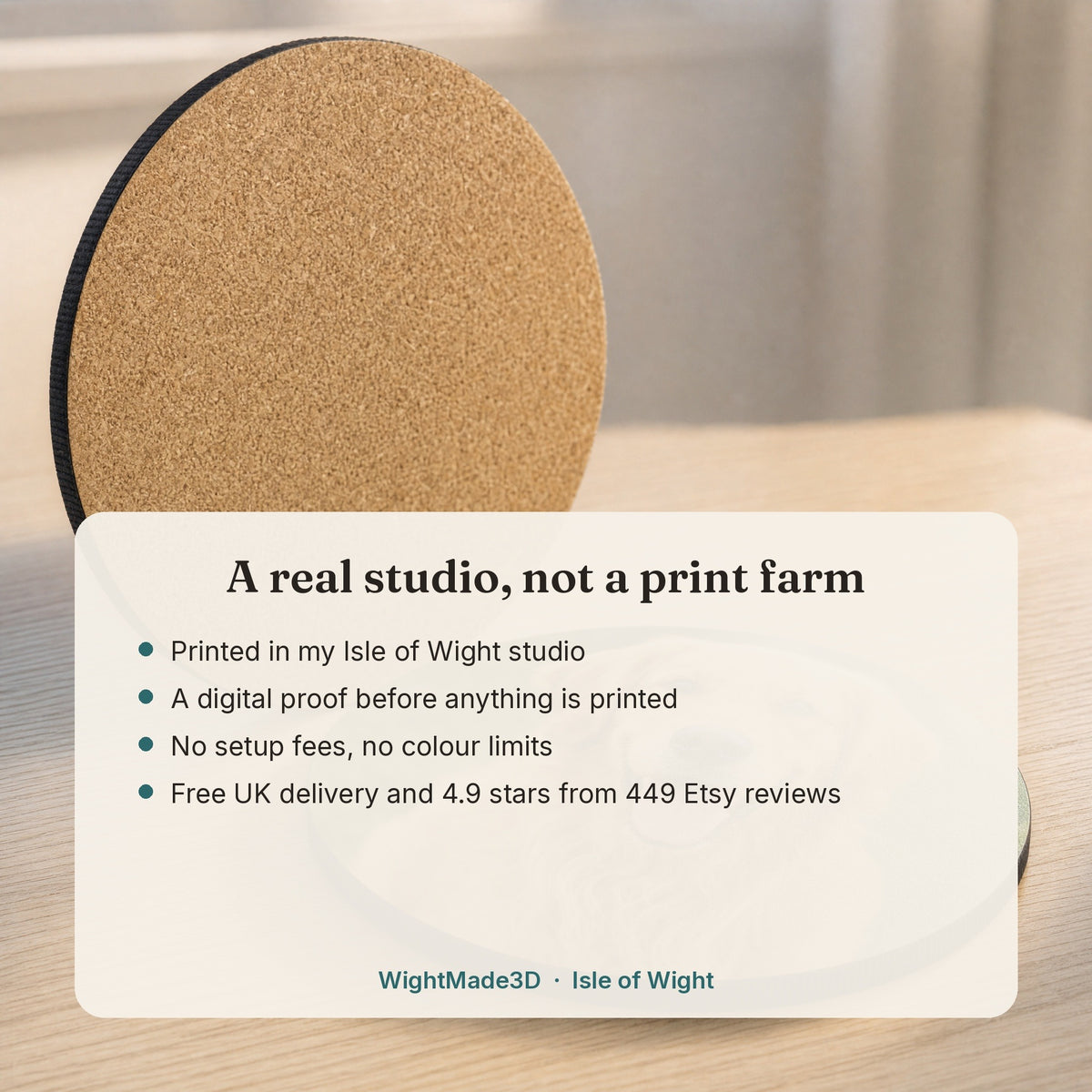 Printed in our Isle of Wight studio