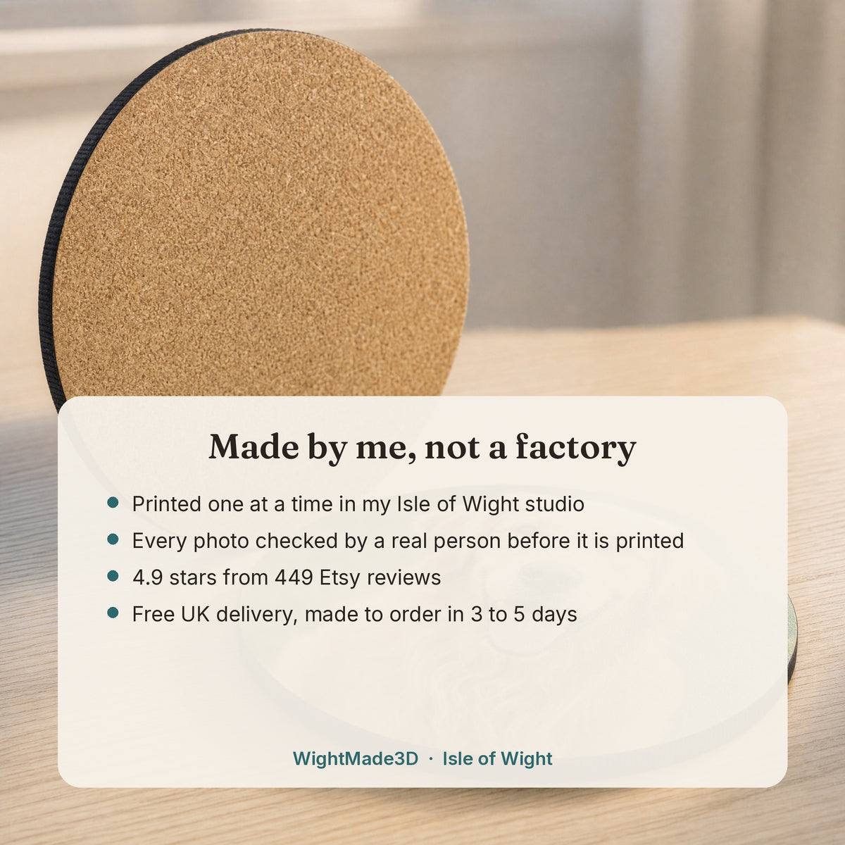 Printed in our Isle of Wight studio