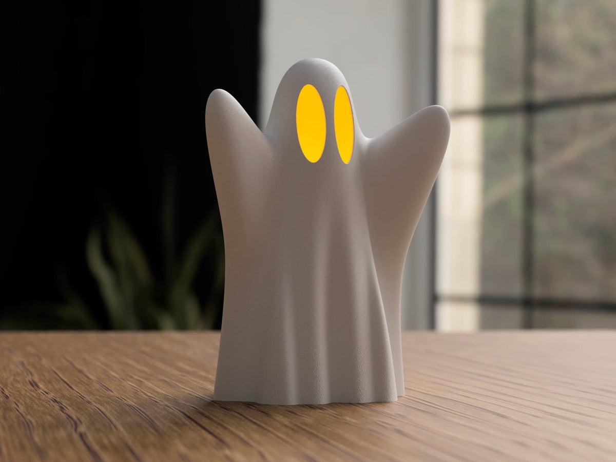 Translucent Halloween Ghost Tea Light Holder