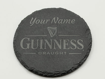 Personalised Guinness Slate Coaster