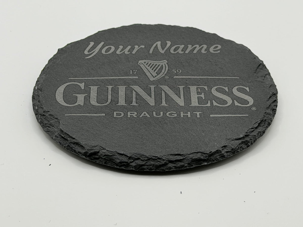 Personalised Guinness Slate Coaster — view 2
