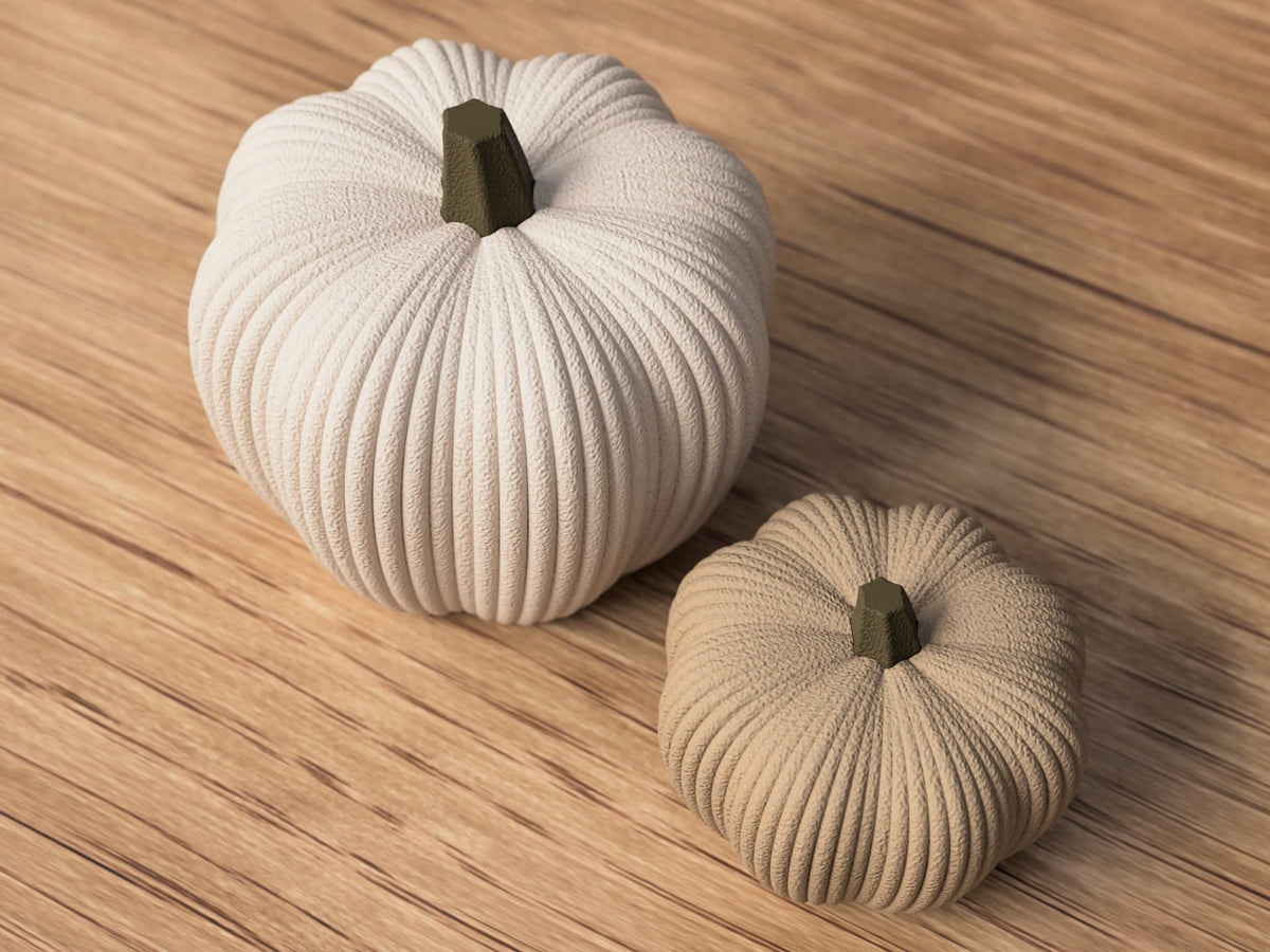 Minimalist 3D Printed Halloween Pumpkin