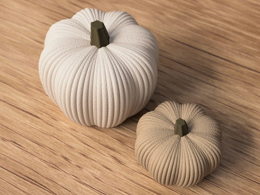 Minimalist 3D Printed Halloween Pumpkin