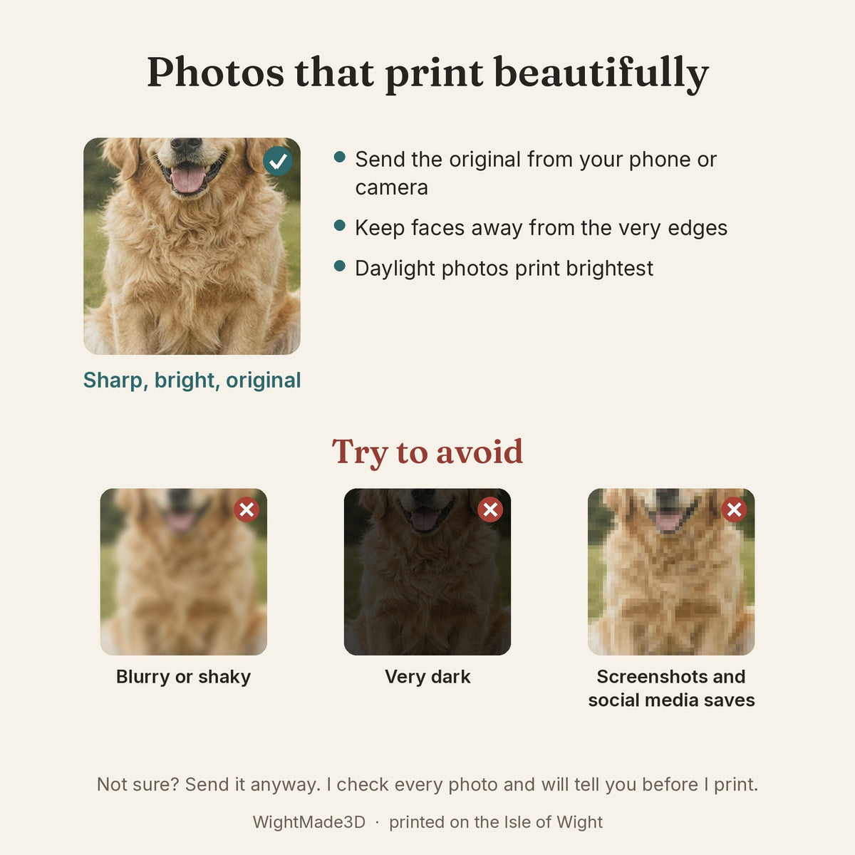 Photo tips for the best print