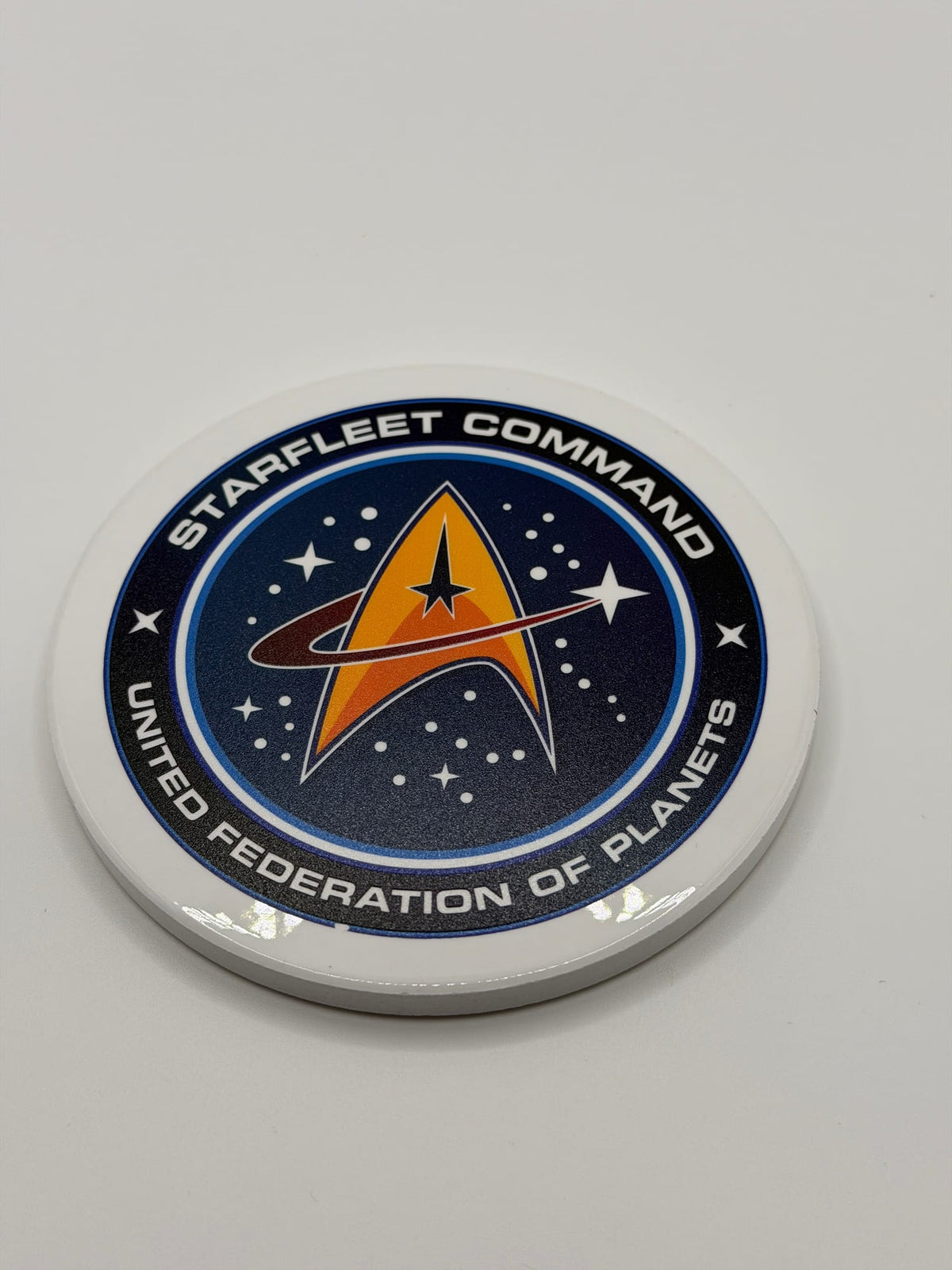 Starfleet Command Ceramic Coaster