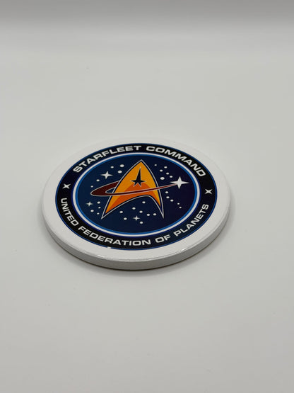 Starfleet Command Ceramic Coaster — view 2