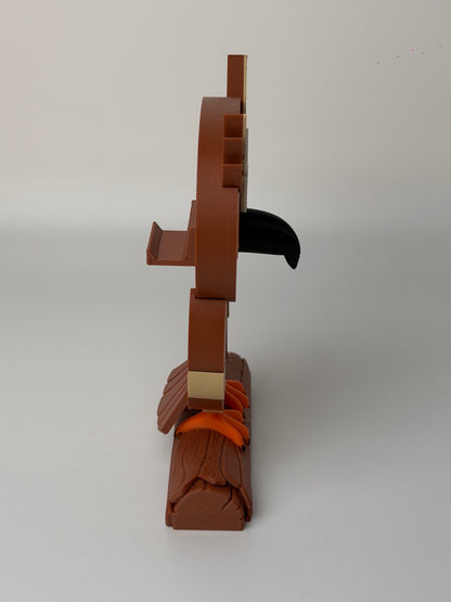 Wise Owl Glasses Holder, side view